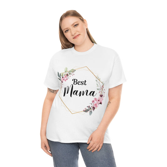 Best Mama Flower Design Shirt